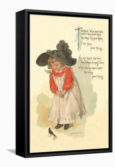 The North Wind Doth Blow-Maud Humphrey-Framed Stretched Canvas