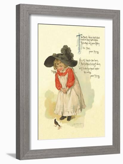 The North Wind Doth Blow-Maud Humphrey-Framed Art Print