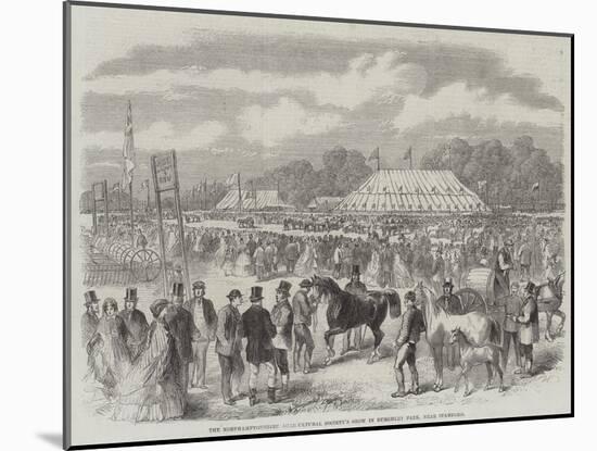The Northamptonshire Agricultural Society's Show in Burghley Park, Near Stamford-null-Mounted Giclee Print
