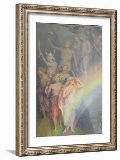 The Northern Gods Descending-William Gersham Collingwood-Framed Giclee Print