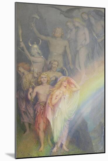 The Northern Gods Descending-William Gersham Collingwood-Mounted Giclee Print