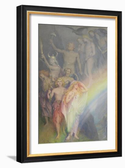 The Northern Gods Descending-William Gersham Collingwood-Framed Giclee Print