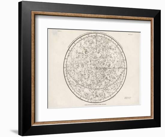 The Northern Hemisphere Including the Signs of the Zodiac-null-Framed Photographic Print