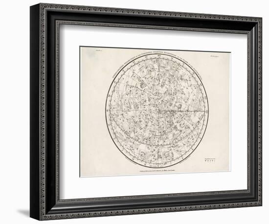 The Northern Hemisphere Including the Signs of the Zodiac-null-Framed Photographic Print