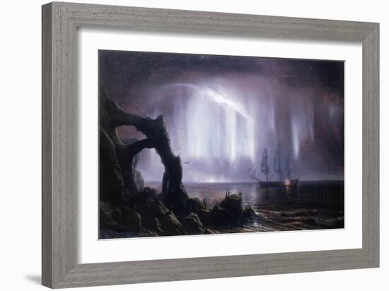 The Northern Lights (Aurora Borealis)-Theodore Gudin-Framed Giclee Print