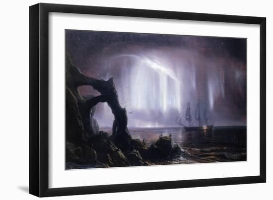 The Northern Lights (Aurora Borealis)-Theodore Gudin-Framed Giclee Print