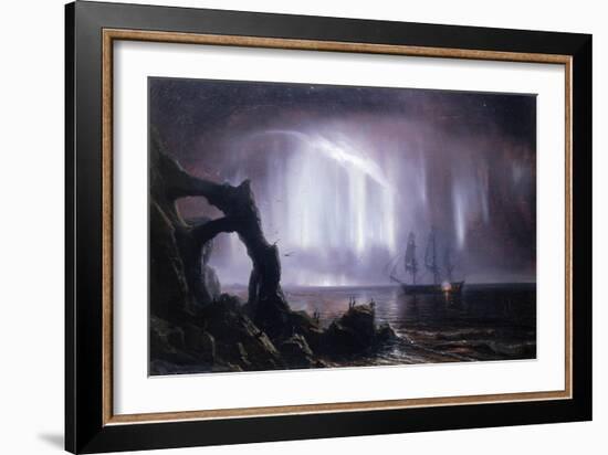 The Northern Lights (Aurora Borealis)-Theodore Gudin-Framed Giclee Print