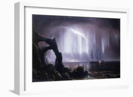 The Northern Lights (Aurora Borealis)-Theodore Gudin-Framed Giclee Print