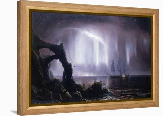 The Northern Lights (Aurora Borealis)-Theodore Gudin-Framed Premier Image Canvas