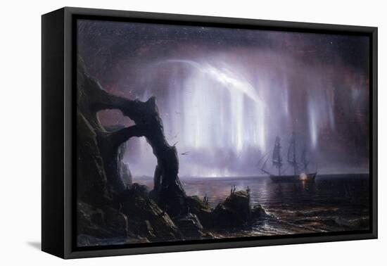 The Northern Lights (Aurora Borealis)-Theodore Gudin-Framed Premier Image Canvas