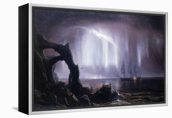 The Northern Lights (Aurora Borealis)-Theodore Gudin-Framed Premier Image Canvas