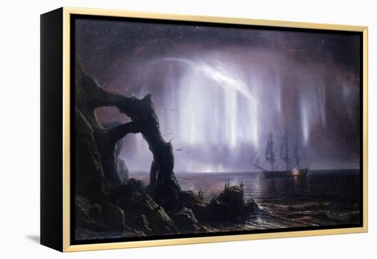 The Northern Lights (Aurora Borealis)-Theodore Gudin-Framed Premier Image Canvas