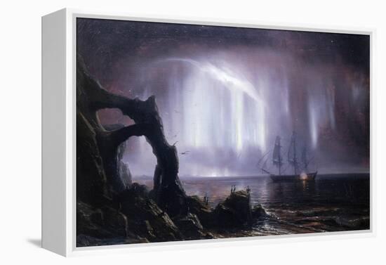 The Northern Lights (Aurora Borealis)-Theodore Gudin-Framed Premier Image Canvas