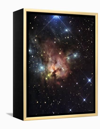 The Northern Trifid Nebula-Stocktrek Images-Framed Premier Image Canvas