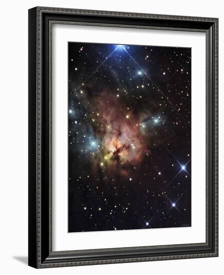 The Northern Trifid Nebula-Stocktrek Images-Framed Photographic Print