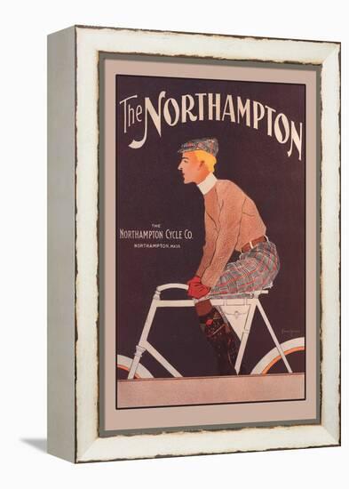 The Northhampton Cycle-Edward Penfield-Framed Stretched Canvas