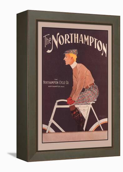 The Northhampton Cycle-Edward Penfield-Framed Stretched Canvas