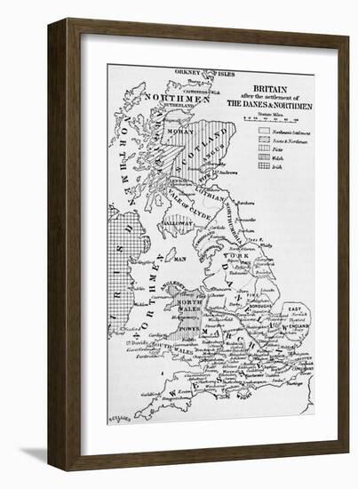 'The Northmen in England', 1902-Unknown-Framed Giclee Print