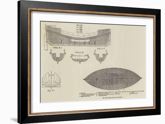 The Northumberland Prize Life-Boat-null-Framed Giclee Print