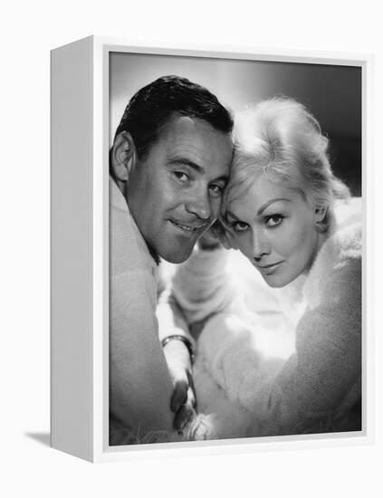 THE NOTORIOUS LANDLADY, 1961 DIRECETD BY RICHARD QUINE, script Blake Edwards, Jack Lemmon and Kim N-null-Framed Stretched Canvas