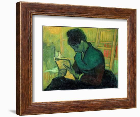 The Novel Reader, 1888-Vincent van Gogh-Framed Giclee Print