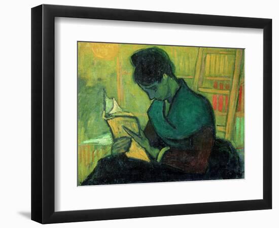 The Novel Reader, 1888-Vincent van Gogh-Framed Giclee Print