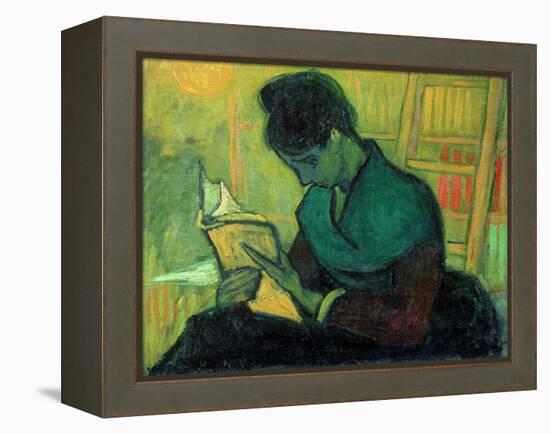 The Novel Reader, 1888-Vincent van Gogh-Framed Premier Image Canvas