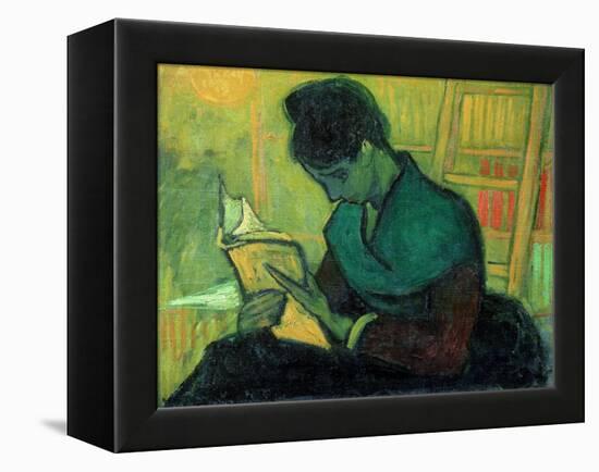 The Novel Reader, 1888-Vincent van Gogh-Framed Premier Image Canvas