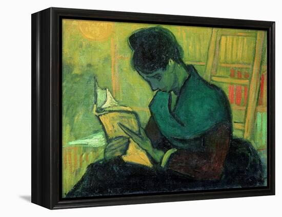 The Novel Reader, 1888-Vincent van Gogh-Framed Premier Image Canvas