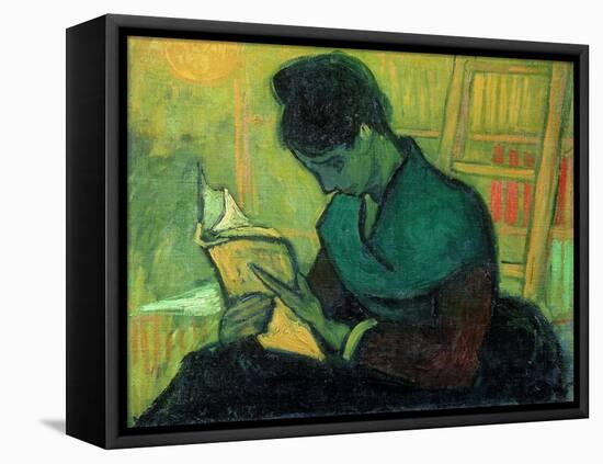 The Novel Reader, 1888-Vincent van Gogh-Framed Premier Image Canvas
