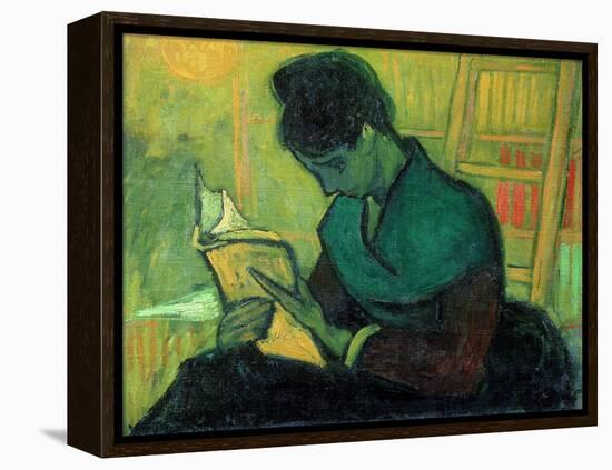 The Novel Reader, 1888-Vincent van Gogh-Framed Premier Image Canvas