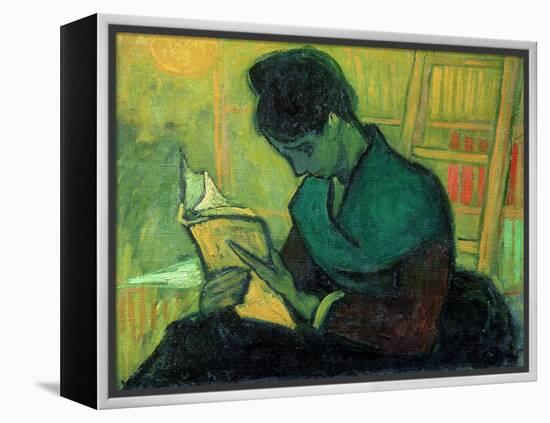 The Novel Reader, 1888-Vincent van Gogh-Framed Premier Image Canvas