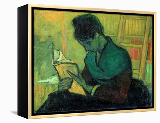 The Novel Reader, 1888-Vincent van Gogh-Framed Premier Image Canvas