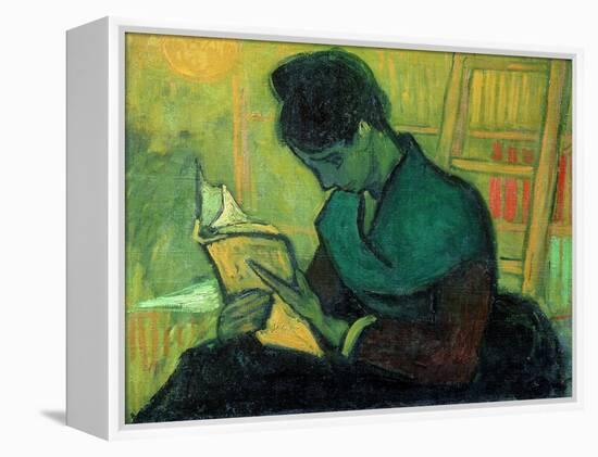 The Novel Reader, 1888-Vincent van Gogh-Framed Premier Image Canvas