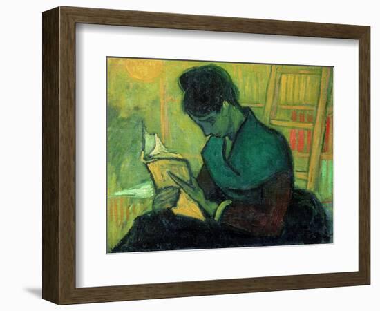 The Novel Reader, 1888-Vincent van Gogh-Framed Premium Giclee Print