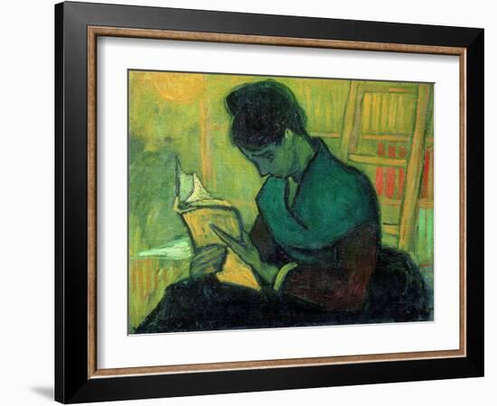 The Novel Reader, 1888-Vincent van Gogh-Framed Giclee Print