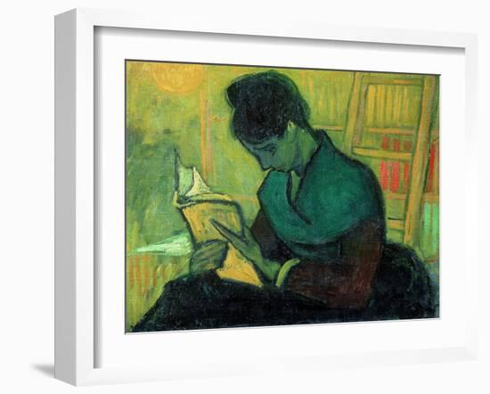 The Novel Reader, 1888-Vincent van Gogh-Framed Giclee Print