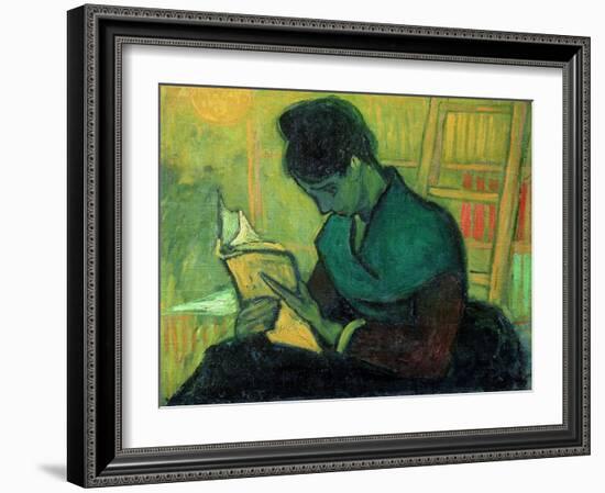 The Novel Reader, 1888-Vincent van Gogh-Framed Giclee Print