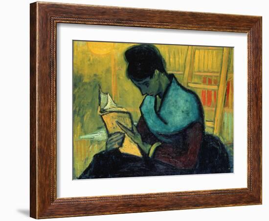 The Novel Reader (Une Liseuse De Romans), Arles, November 1888-Vincent van Gogh-Framed Giclee Print