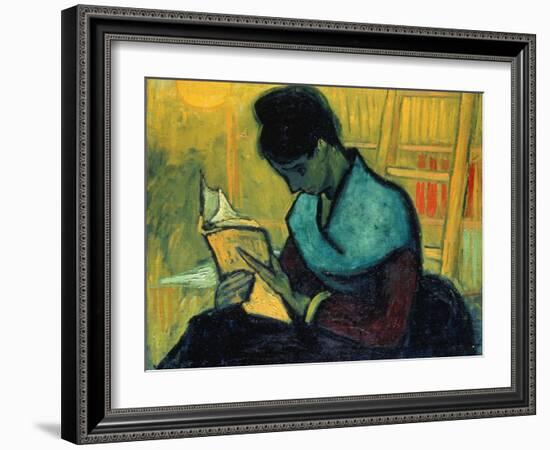 The Novel Reader (Une Liseuse De Romans), Arles, November 1888-Vincent van Gogh-Framed Giclee Print