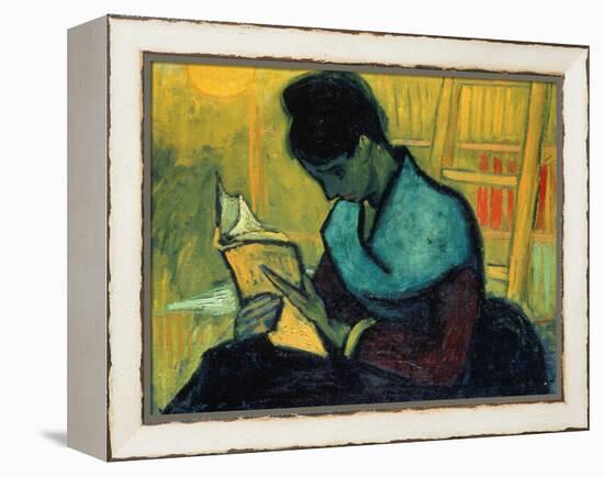 The Novel Reader (Une Liseuse De Romans), Arles, November 1888-Vincent van Gogh-Framed Premier Image Canvas