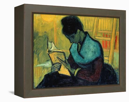 The Novel Reader (Une Liseuse De Romans), Arles, November 1888-Vincent van Gogh-Framed Premier Image Canvas