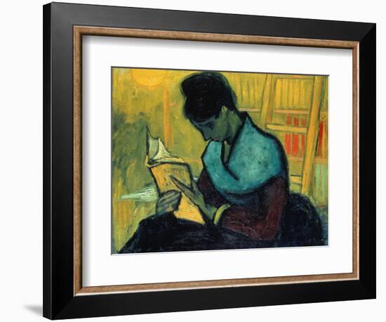 The Novel Reader (Une Liseuse De Romans), Arles, November 1888-Vincent van Gogh-Framed Premium Giclee Print