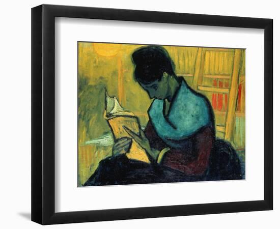 The Novel Reader (Une Liseuse De Romans), Arles, November 1888-Vincent van Gogh-Framed Premium Giclee Print