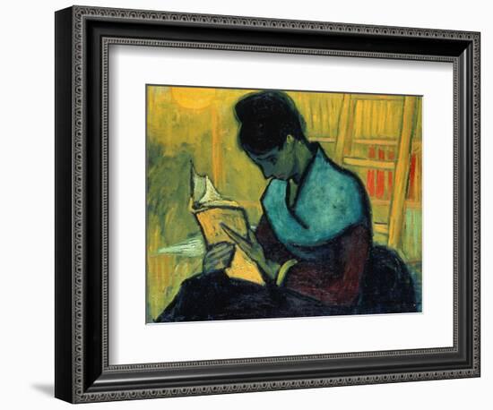 The Novel Reader (Une Liseuse De Romans), Arles, November 1888-Vincent van Gogh-Framed Premium Giclee Print