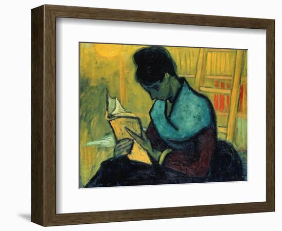 The Novel Reader (Une Liseuse De Romans), Arles, November 1888-Vincent van Gogh-Framed Giclee Print