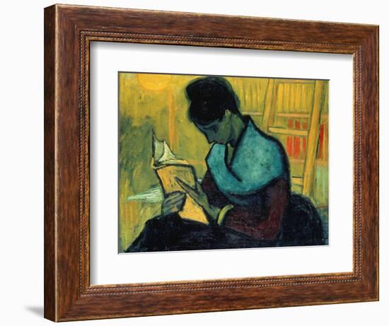 The Novel Reader (Une Liseuse De Romans), Arles, November 1888-Vincent van Gogh-Framed Giclee Print