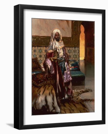 The Nubian Guard oil on board-Rudolphe Ernst-Framed Giclee Print