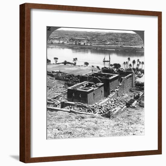 The Nubian Temple of Kalabsheh, Egypt, 1905-Underwood & Underwood-Framed Photographic Print