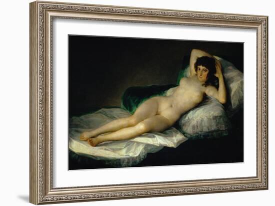 The Nude Maja, circa 1800-Francisco de Goya-Framed Giclee Print